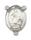 St. Charles Borromeo Rosary Centerpiece Sterling Silver or Pewter