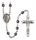 Men's Our Lady of Assumption Silver Plated Rosary