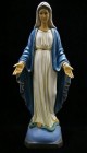 Our Lady of Grace Statue Hand Painted Marble Composite - 23.5 inch