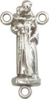 St. Anthony Sterling Silver Rosary Centerpiece