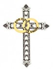 God Bless This Union Marriage Wall Cross - 7.5 inches
