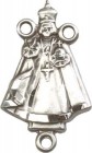 Infant Figure Sterling Silver Rosary Centerpiece