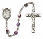 St. Juan Diego Sterling Silver Heirloom Rosary Squared Crucifix