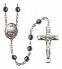 Men's Pope Francis Silver Plated Rosary