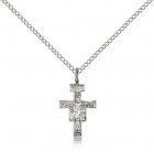 Women's Small San Damiano Crucifix Pendant