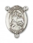 St. Raphael the Archangel Rosary Centerpiece Sterling Silver or Pewter