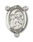 St. Joseph Rosary Centerpiece Sterling Silver or Pewter
