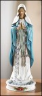 Madonna Rosary Holder Statue - 8"H
