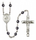 Men's St. Jane Frances de Chantal Silver Plated Rosary