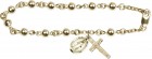 Women's Miraculous Medal Crucifix Pendant Rosary Bracelet