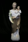Saint Joseph with Child Statue Hand Painted - 33 inch