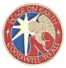 Peace and Goodwill Lapel Pin