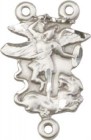 St. Michael the Archangel Sterling Silver Rosary Centerpiece