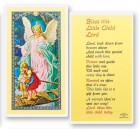 Bless This Little Child Lord Laminated Prayer Card