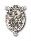 Lord is My Shepherd Rosary Centerpiece Sterling Silver or Pewter