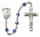 St. Andrew the Apostle Sterling Silver Heirloom Rosary Squared Crucifix
