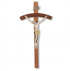 Arched Wall Cross with Giglio Corpus - 8 inch