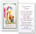 Communion Boy Laminated Prayer Cards 25 Pack