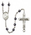 Men's St. Charles Borromeo Silver Plated Rosary