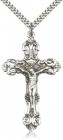 Men's Large Ornate Tip Crucifix Pendant