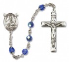 St. Albert the Great Sterling Silver Heirloom Rosary Squared Crucifix