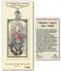 St. Michael the Archangel Medal in Pewter with Prayer Card