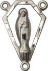 Miraculous Medal Rosary Centerpiece with Pentagon Shape