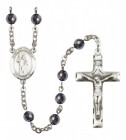 Men's St. Columbkille Silver Plated Rosary
