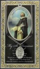 St. Dominic Medal in Pewter with Bi-Fold Prayer Card