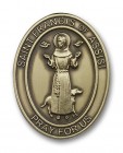 St. Francis of Assisi Visor Clip
