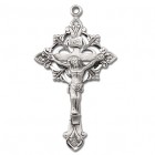 Ornate Sunburst Sterling Silver Rosary Crucifix