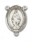 Miraculous Rosary Centerpiece Sterling Silver or Pewter