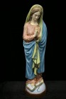 Immaculate Conception Statue Hand Painted Marble Composite - 45 inch