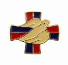 Cross and Dove Confirmation Lapel Pin