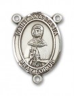St. Anastasia Rosary Centerpiece Sterling Silver or Pewter