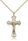 Women's Open-Cut Crucifix Pendant