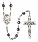 Men's Our Lady of Grapes Silver Plated Rosary