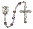 St. Regis Sterling Silver Heirloom Rosary Fancy Crucifix