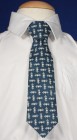 Boys Blue Tie with Star Pattern