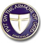 Armor of God Lapel Pin