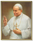 Pope John Paul II 8x10 Gold Trim Plaque