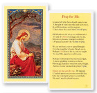Pray For Me Laminated Prayer Card