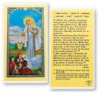Prayer To Our Lady of Medjugorje Laminated Prayer Card