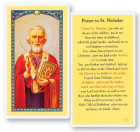 Prayer To St. Nicholas Laminated Prayer Card