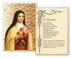 Prayer to St. Therese 4x6 Mosaic Plaque