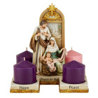 Prepare The Way Advent Pillar Candleholder