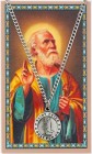Round St. Peter Medal with Prayer Card