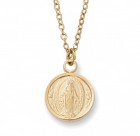 Child Size Round Sterling Silver Miraculous Medal