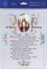 Sacred Heart of Jesus House Blessing Print - Sold in 3 per pack