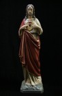 Sacred Heart Statue Hand Painted - 25 inch